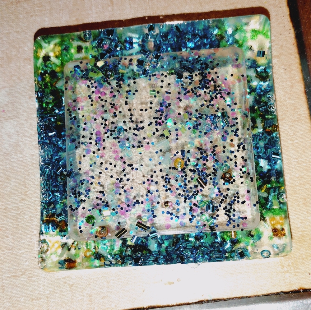 Handmade resin epoxy Ashtrays